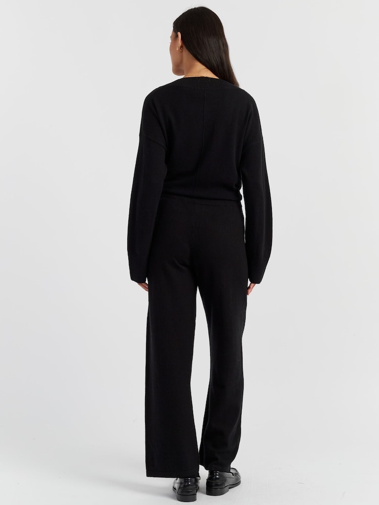 Chinti & Parker Wool Cashmere Wide Leg Track Joggers - Image 2 of 4 Chinti & Parker Wool Cashmere Wide Leg Track Joggers - Image 2 of 4