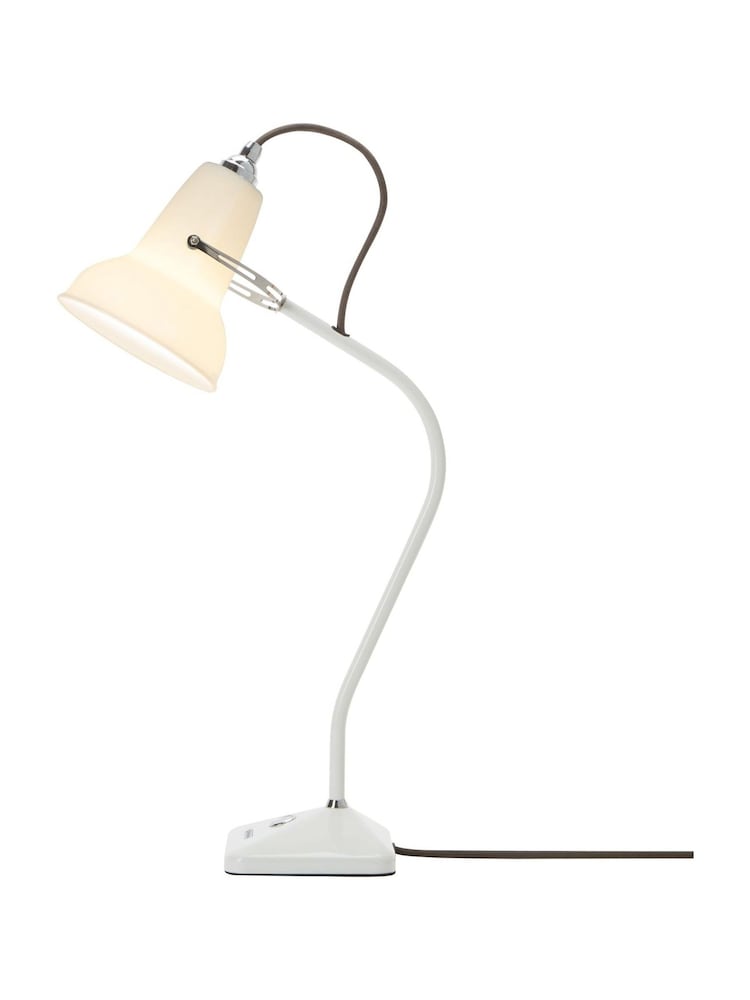 Anglepoise Pure White Original 1227 Mini Ceramic Table Lamp - Image 2 of 5 Anglepoise Pure White Original 1227 Mini Ceramic Table Lamp - Image 2 of 5