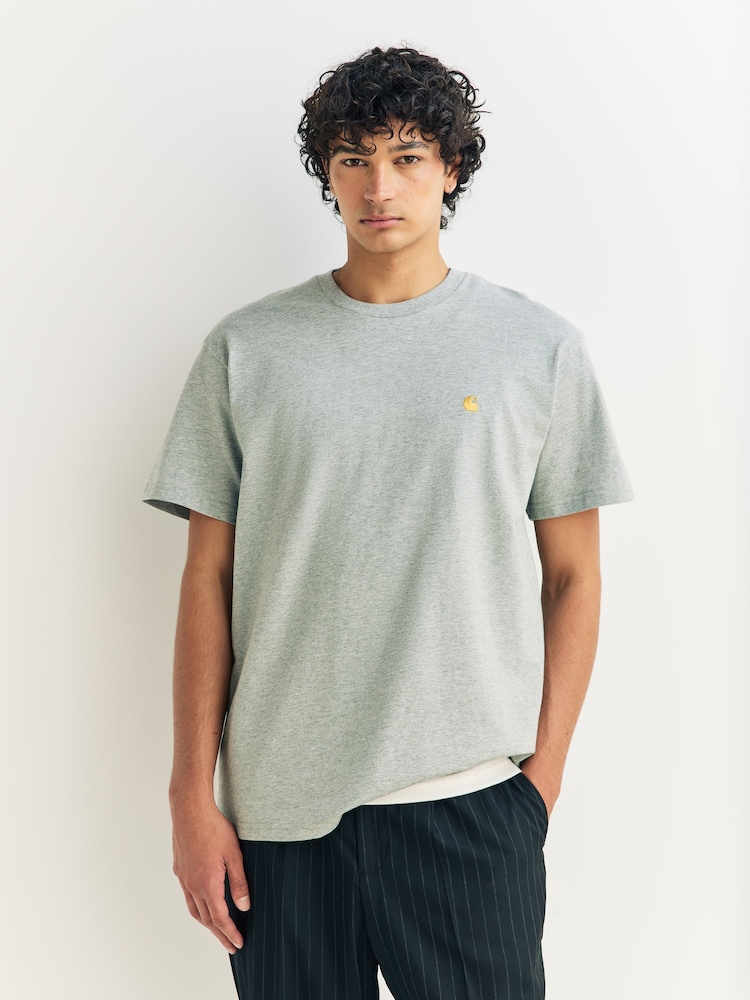Carhartt WIP Grey Chase T-Shirt - Image 1 of 5