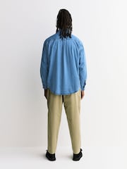 Carhartt WIP Blue Lucas Denim Wash Shirt - Image 4 of 7