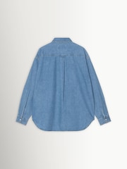 Carhartt WIP Blue Lucas Denim Wash Shirt - Image 7 of 7