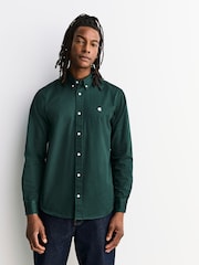 Carhartt WIP Green Madison Twill Shirt - Image 1 of 7