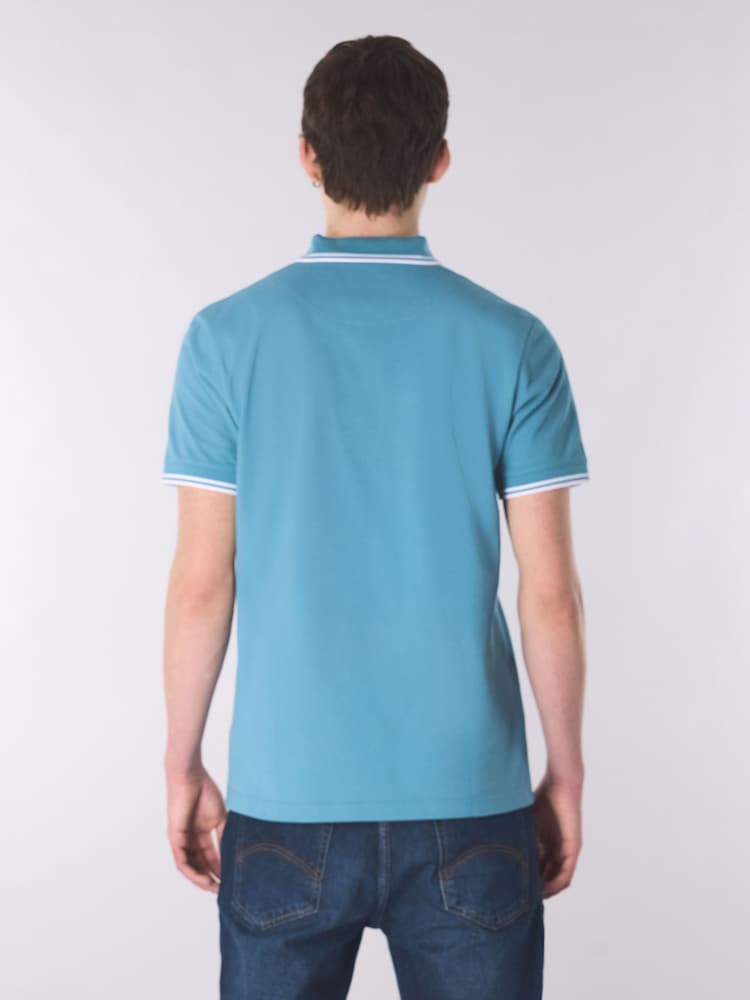 Pretty Green Blue Rayner Short Sleeve Polo Shirts - Image 2 of 4