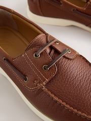 بني فاتح بني - حذاء قارب جلد من N. Premium - Image 4 of 6