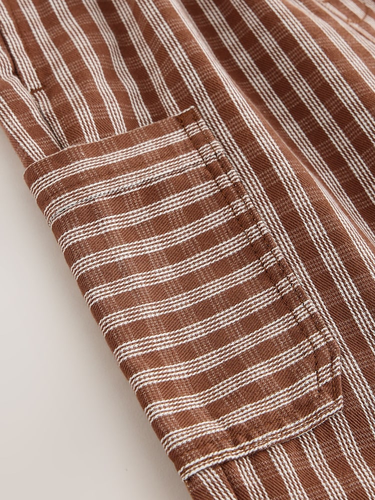 Rust Brown Print Side Pocket Wide Trousers (3mths-7yrs) - Image 4 of 4 Rust Brown Print Side Pocket Wide Trousers (3mths-7yrs) - Image 4 of 4