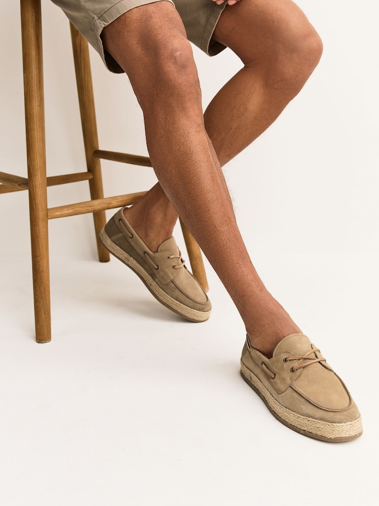 Neutralno - Cipele za čamce od antilopa od jute - Slika 1 od 7