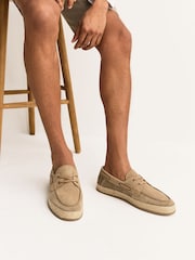 Neutralno - Cipele za čamce od antilopa od jute - Slika 2 od 7