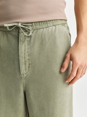 Verde - Authentic Washed Elasticated Trousers - Imagen 5 de 9