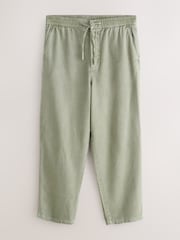 Verde - Authentic Washed Elasticated Trousers - Imagen 7 de 9