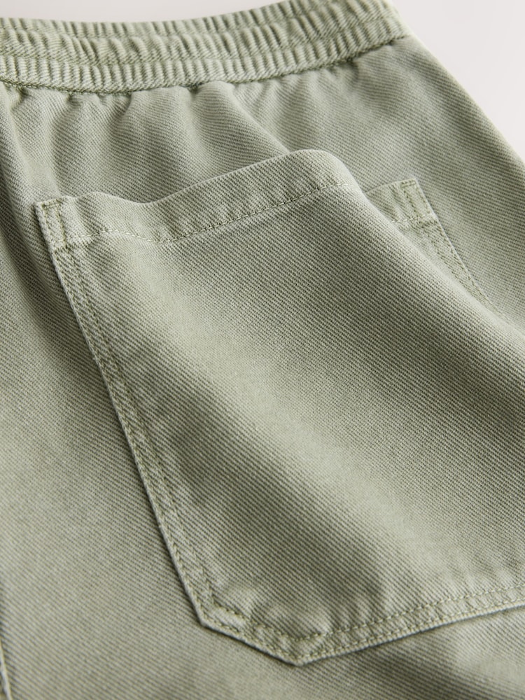 Verde - Authentic Washed Elasticated Trousers - Imagen 9 de 9