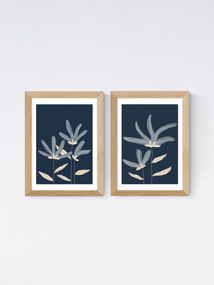 East End Prints Set of 2 Oak Flowers Wall Art Prints by Alisa Galitsyna - Image 2 of 2 East End Prints Set of 2 Oak Flowers Wall Art Prints by Alisa Galitsyna - Image 2 of 2
