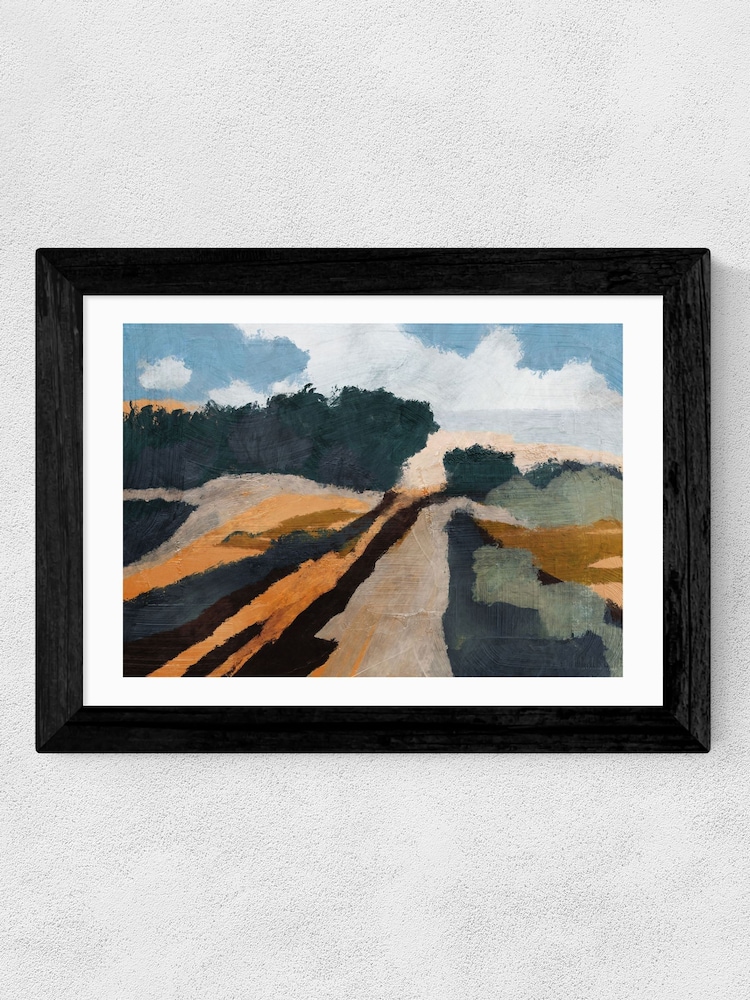East End Prints Black Trevessa Wall Art Print by Dan Hobday - Image 2 of 3