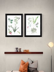 East End Prints Set of 2 Black Forest Floor Finds Wall Art Prints by Cartissi - Image 1 of 2