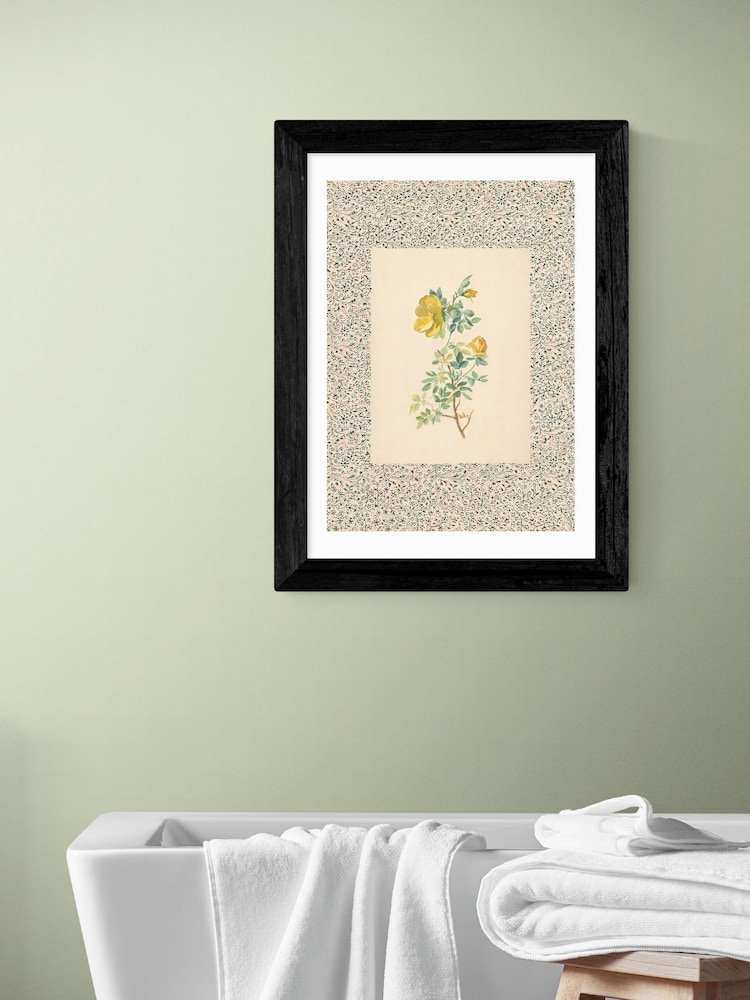 East End Prints Black Charming Roses Wall Art Print by Oh Fine! Art - Image 1 of 3