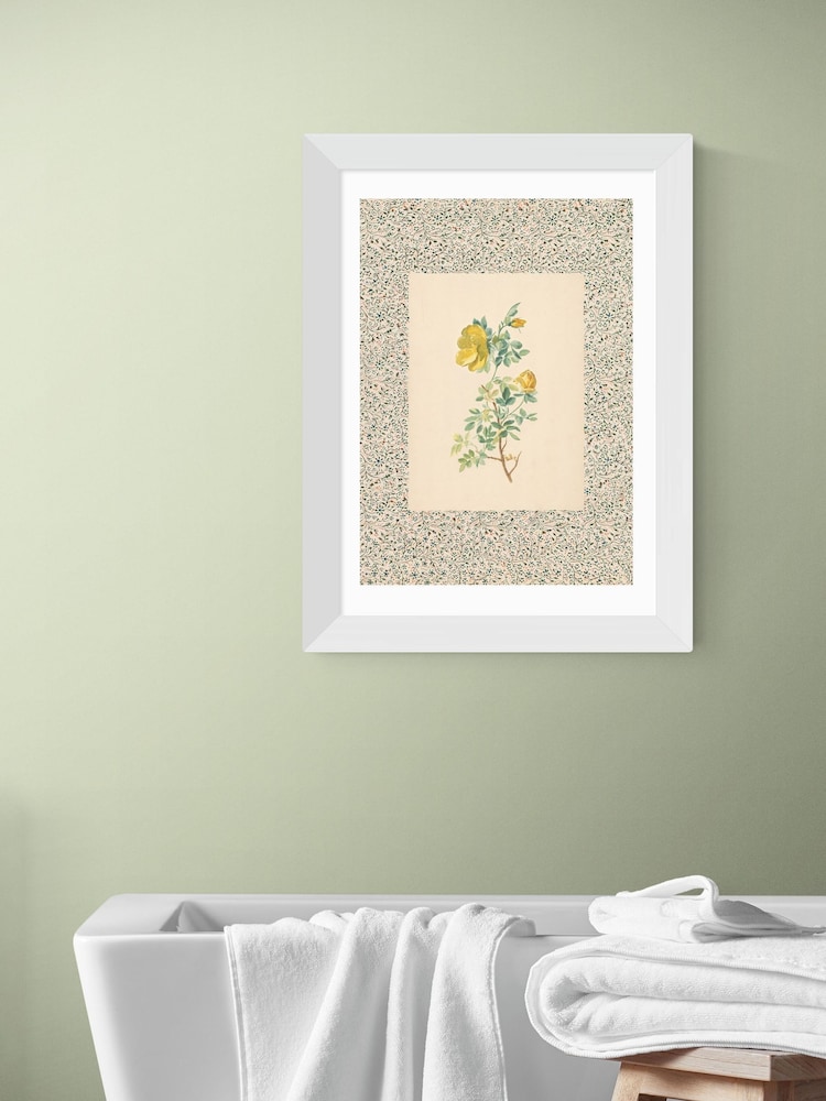 East End Prints White Charming Roses Wall Art Print by Oh Fine! Art - Image 1 of 3