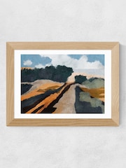 East End Prints Oak Trevessa Wall Art Print by Dan Hobday - Image 2 of 3