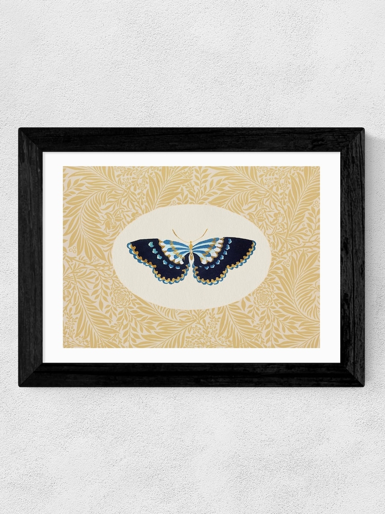 East End Prints Black Delicate Flutter Wall Art Print by Oh Fine Art - Image 2 of 3 East End Prints Black Delicate Flutter Wall Art Print by Oh Fine Art - Image 2 of 3