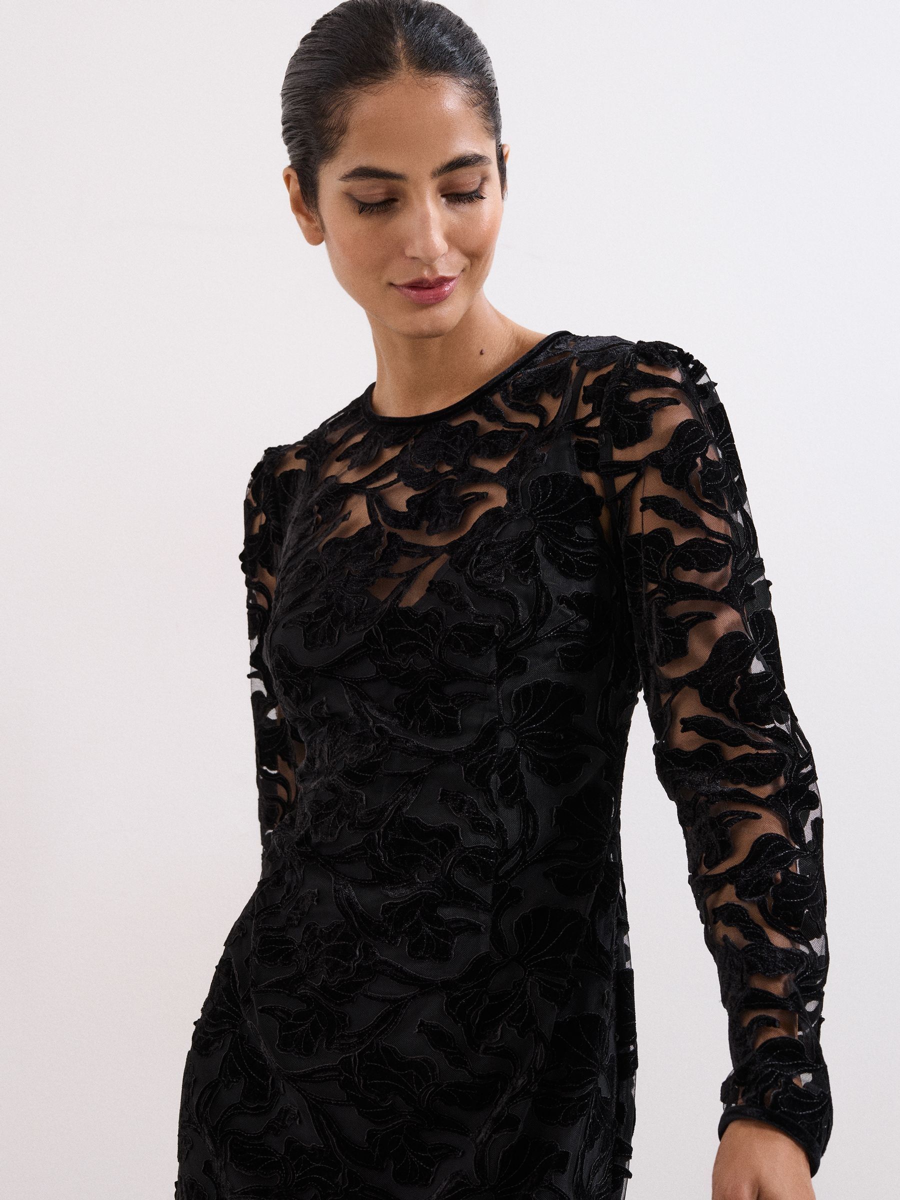Buy Phase Eight Black Viktoria Midi Dress from Next USA