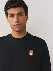 Black/Red Valentines Hot Sauce Pyjamas Set - Image 5 of 12