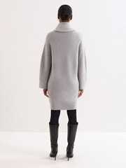 Phase Eight Silver Dahlie Lurex Dress - Image 2 of 7