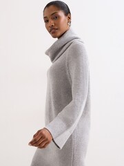 Phase Eight Silver Dahlie Lurex Dress - Image 6 of 7