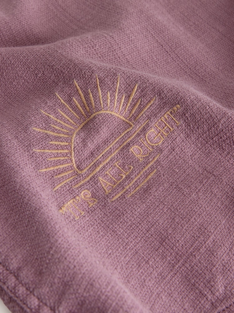 Mauve Purple The Beatles Print Short Sleeve Shirt - Image 10 of 10 Mauve Purple The Beatles Print Short Sleeve Shirt - Image 10 of 10