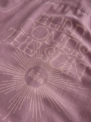 Malvan violetti The Beatles - Tabasco-kuvioinen lyhythihainen paita - Kuva 11 / 11