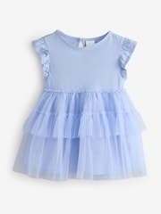 Blue Tiered Frill Dress - Image 1 of 1