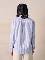 Blue/Pink Stripe Oxford Long Sleeve Shirt - Image 3 of 7