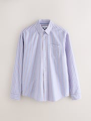 Blue/Pink Stripe Oxford Long Sleeve Shirt - Image 5 of 7