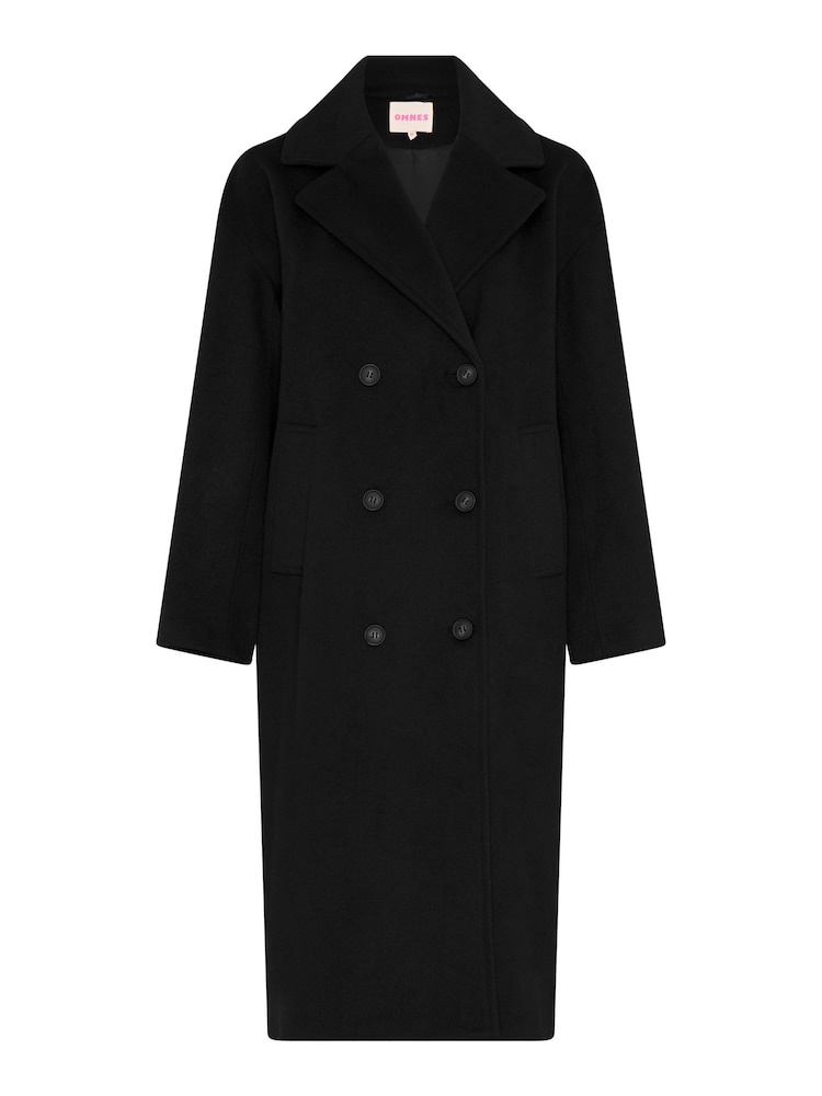 Omnes Black Tina Oversized Wool-Blend Coat - Image 5 of 5 Omnes Black Tina Oversized Wool-Blend Coat - Image 5 of 5