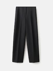 Mango Black Wool Mix Suit Trousers - Image 4 of 4