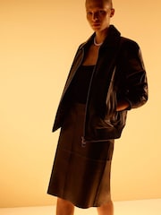 Mango Black Cindy Skirt - Image 1 of 3