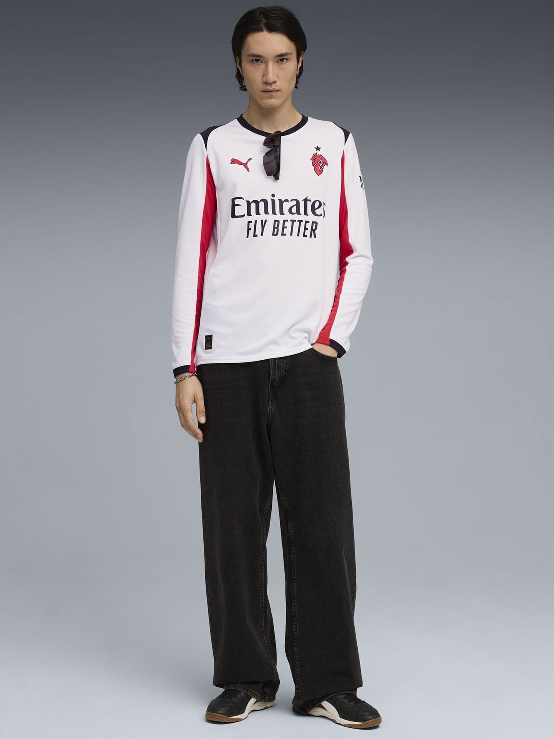 Comprar Camisa reserva masculina de manga comprida Puma AC Milan