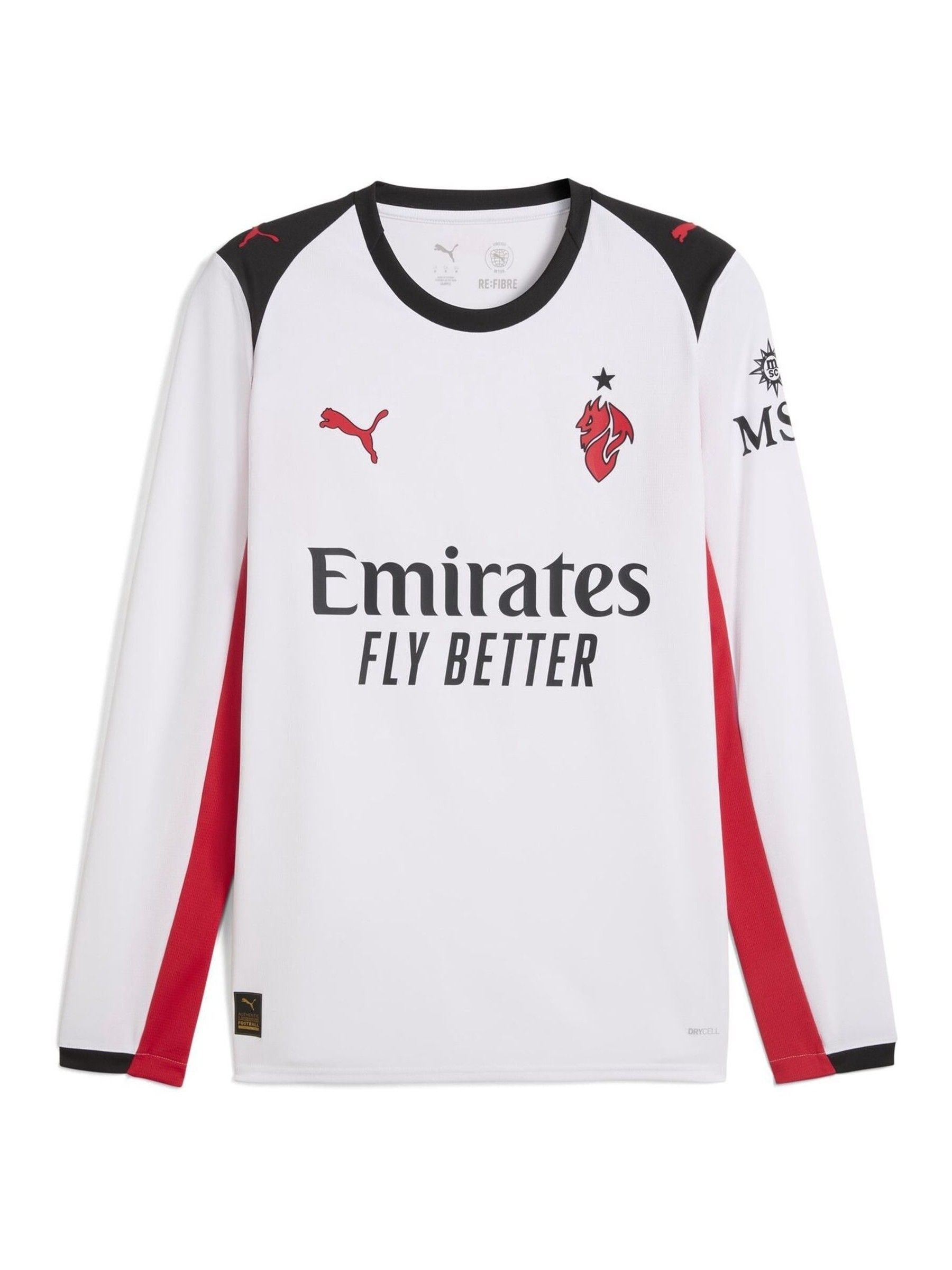Comprar Camisa reserva masculina de manga comprida Puma AC Milan