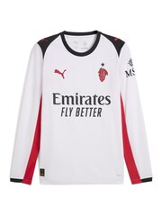 Puma White AC Milan 25/26 Long Sleeve Mens Away Jersey - Image 6 of 7