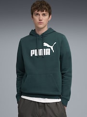 Puma Green Essentials No 1 Logo Mens Hoodie - Image 1 of 5