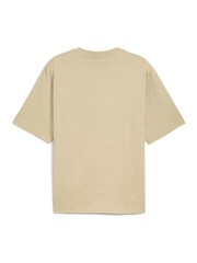 Puma Yellow WARDROBE ESS Mens Boxy T-Shirt - Image 2 of 4