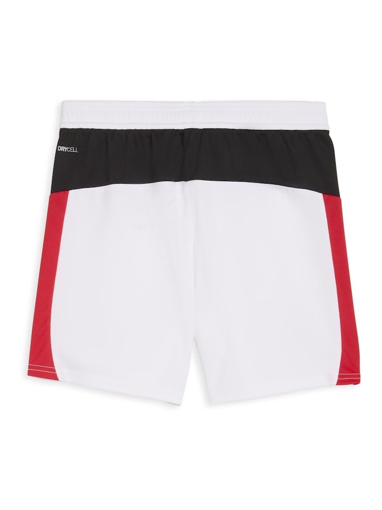 Puma White AC Milan 25/26 Youth Boys Shorts - Image 6 of 6