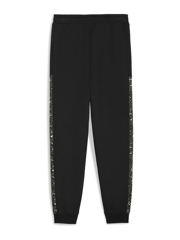 Puma Black Essentials Graphic Animal Youth Girls High Waist Sweatpants - Image 5 of 5