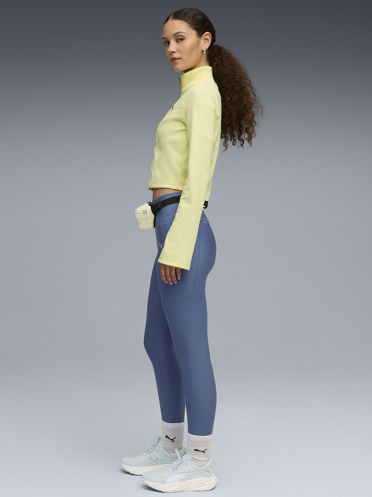 Puma Blue VELOCITY Womens Running Tights - Image 2 of 7 Puma Blue VELOCITY Womens Running Tights - Image 2 of 7