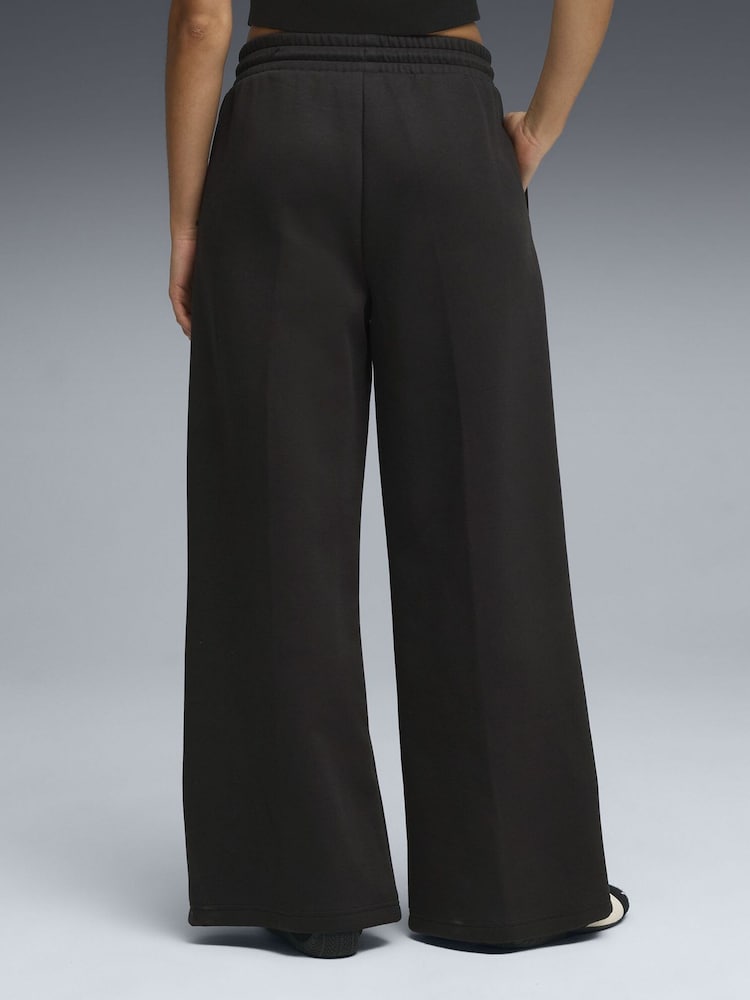 Puma Black Wardrobe Essentials Womens Relaxed Trousers - Image 2 of 5