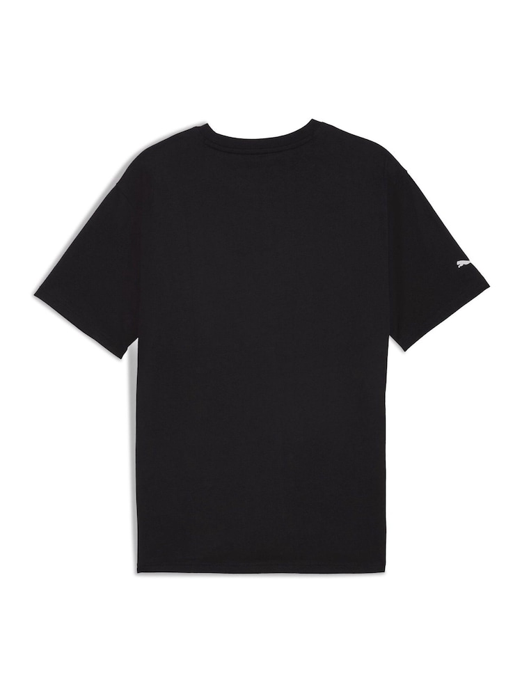 Puma Black BMW M Motorsport Essentials Mens Logo T-Shirt - Image 5 of 5 Puma Black BMW M Motorsport Essentials Mens Logo T-Shirt - Image 5 of 5