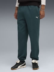 Puma Green Wardrobe Essentials Mens Relaxed Sweatpants - Image 3 of 5