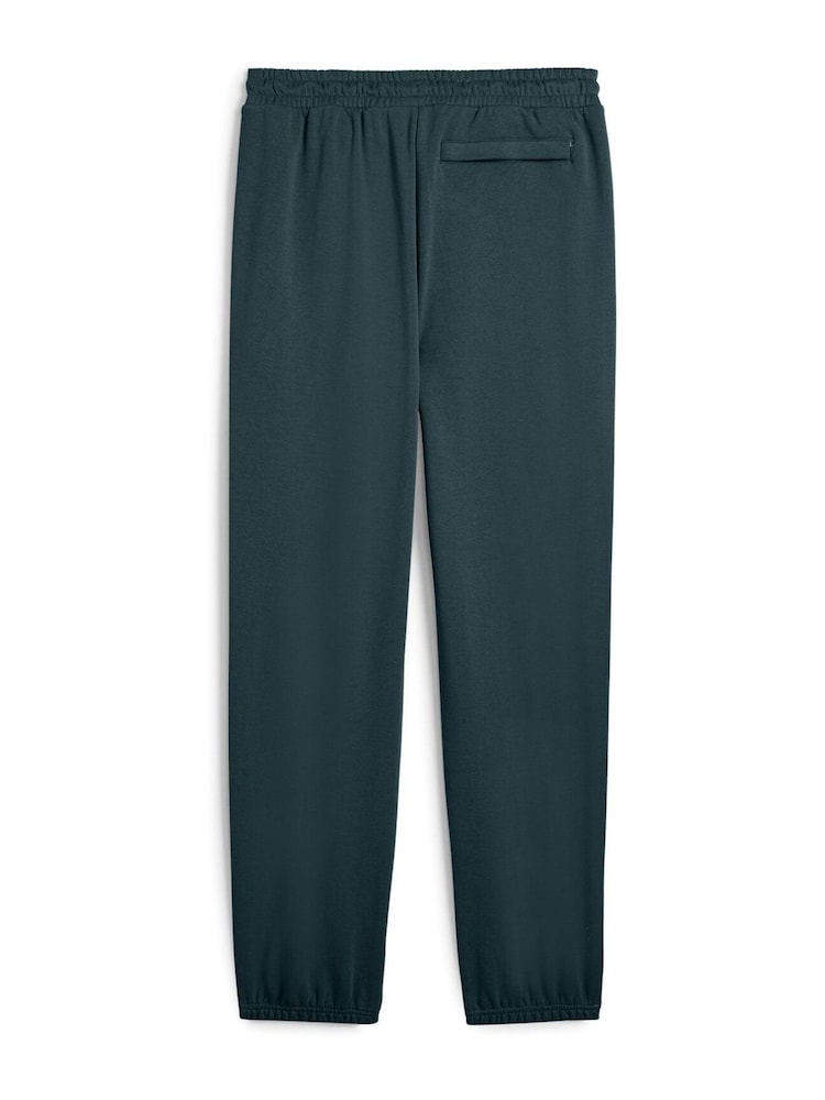 Puma Green Wardrobe Essentials Mens Relaxed Sweatpants - Image 5 of 5