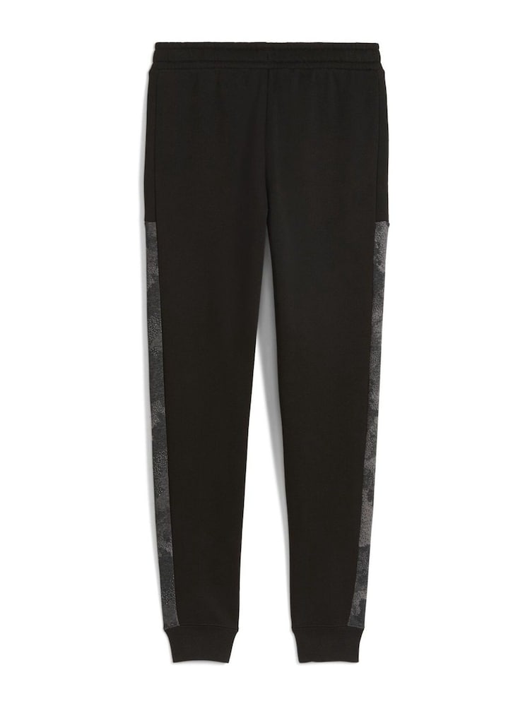 Puma Black Essentials Youth Boys Camo Sweatpants - Image 5 of 5