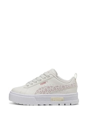 Puma Cream Mayze Wild Girls Sneakers - Image 2 of 6