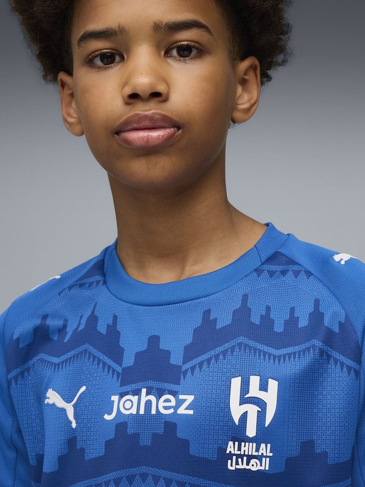 Puma Blue Al-Hilal SFC 25/26 Youth Boys Home Jersey - Image 2 of 4