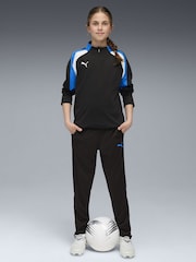 Puma Black Individual LIGA Youth Quarter-Zip Top Sweatshirt - Image 3 of 6