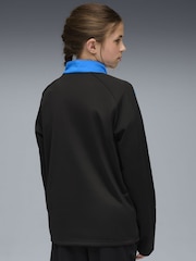 Puma Black Individual LIGA Youth Quarter-Zip Top Sweatshirt - Image 4 of 6